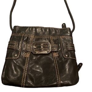 Tignanello Black Crossbody Purse